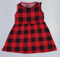 Plaid Red Kid's Dress