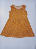 Polka Dot Mustard Kid's Dress