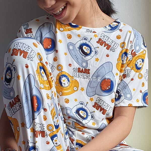 We Bare Bears UFO White PJ