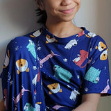 Dog Dark Blue PJ