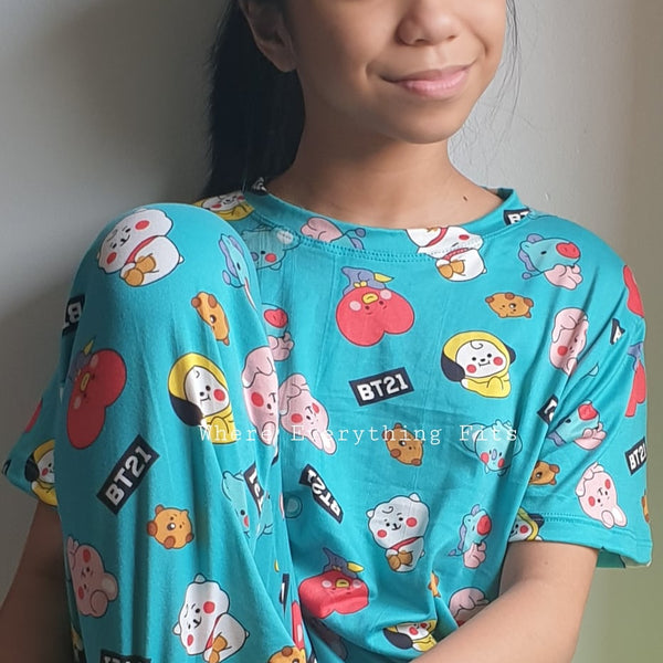 BT21 Teal PJ