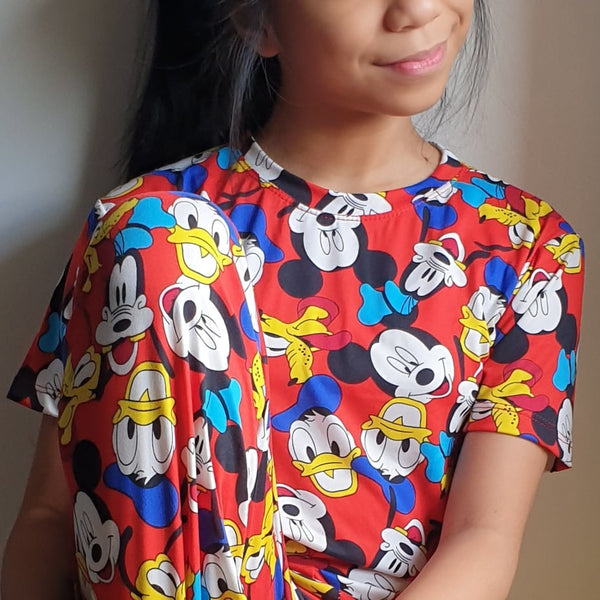 Mickey & Friends Red PJ