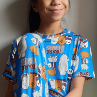 We Bare Bears Stack Royal Blue PJ