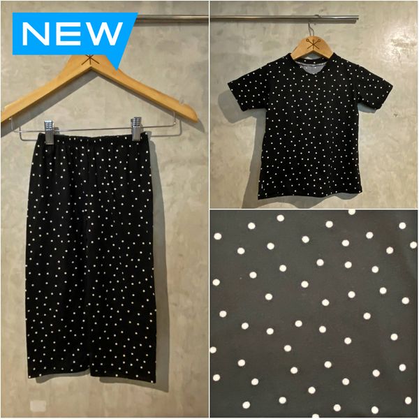 Polka Dot Black PJ