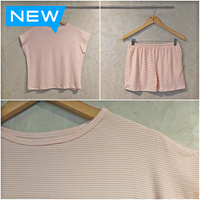 Stripes Small Pink Ladies Short Set