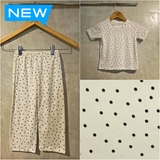 Polka Dot White PJ